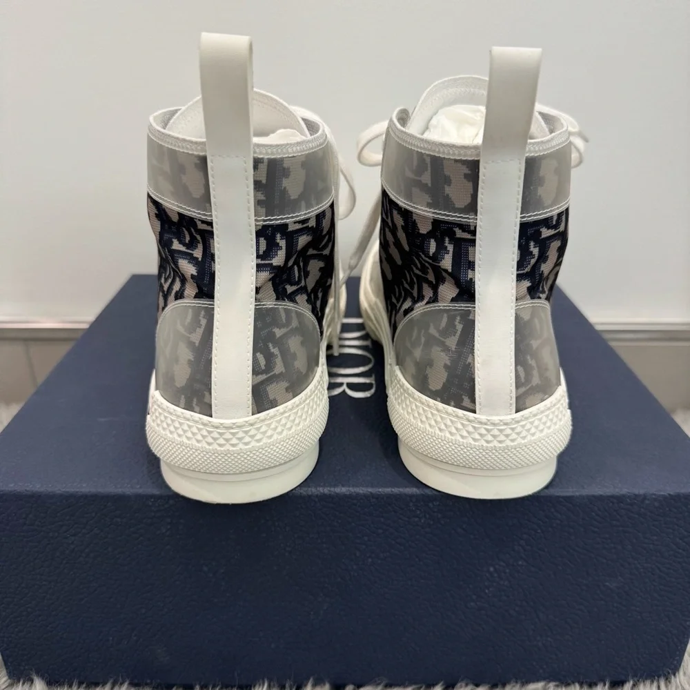 Dior B23 High-Top Oblique Sneakers - Picture 5 of 11